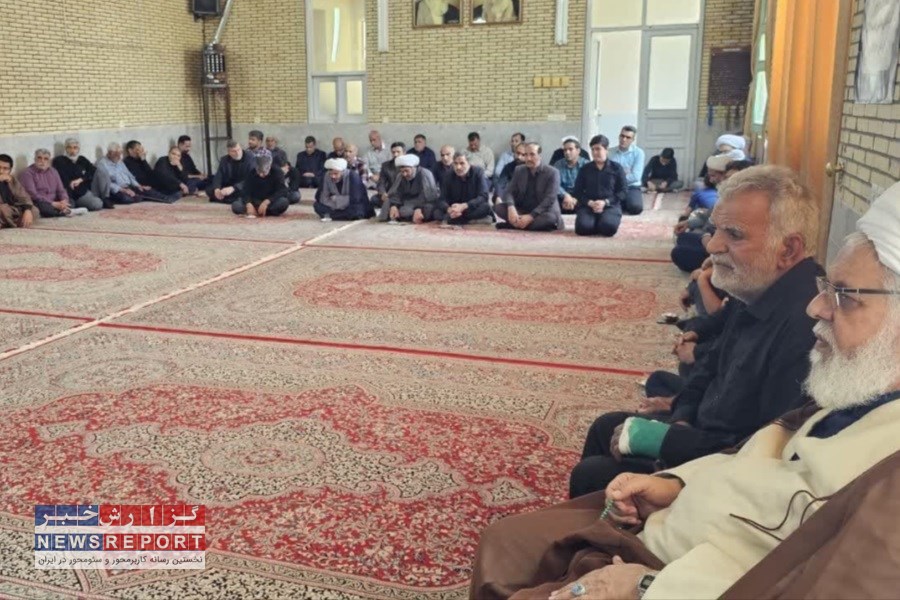 مراسم بزرگداشت شهادت آیت‌الله رئیسی و همراهان در بافق