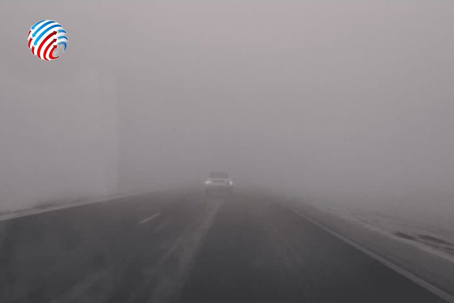 مه‌گرفتگی شدید در محور اشکنان به کشکو
